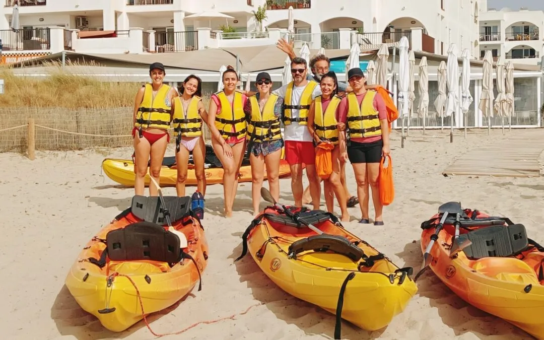 Gema García Bueno, “Todos queremos repetir la experiencia de la travesía en kayak”